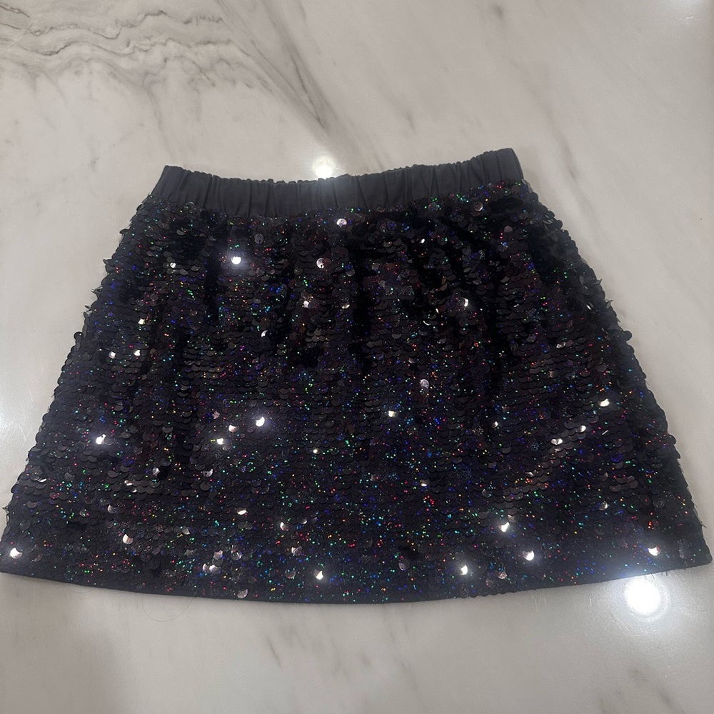 Crewcuts Black Sequin Skirt